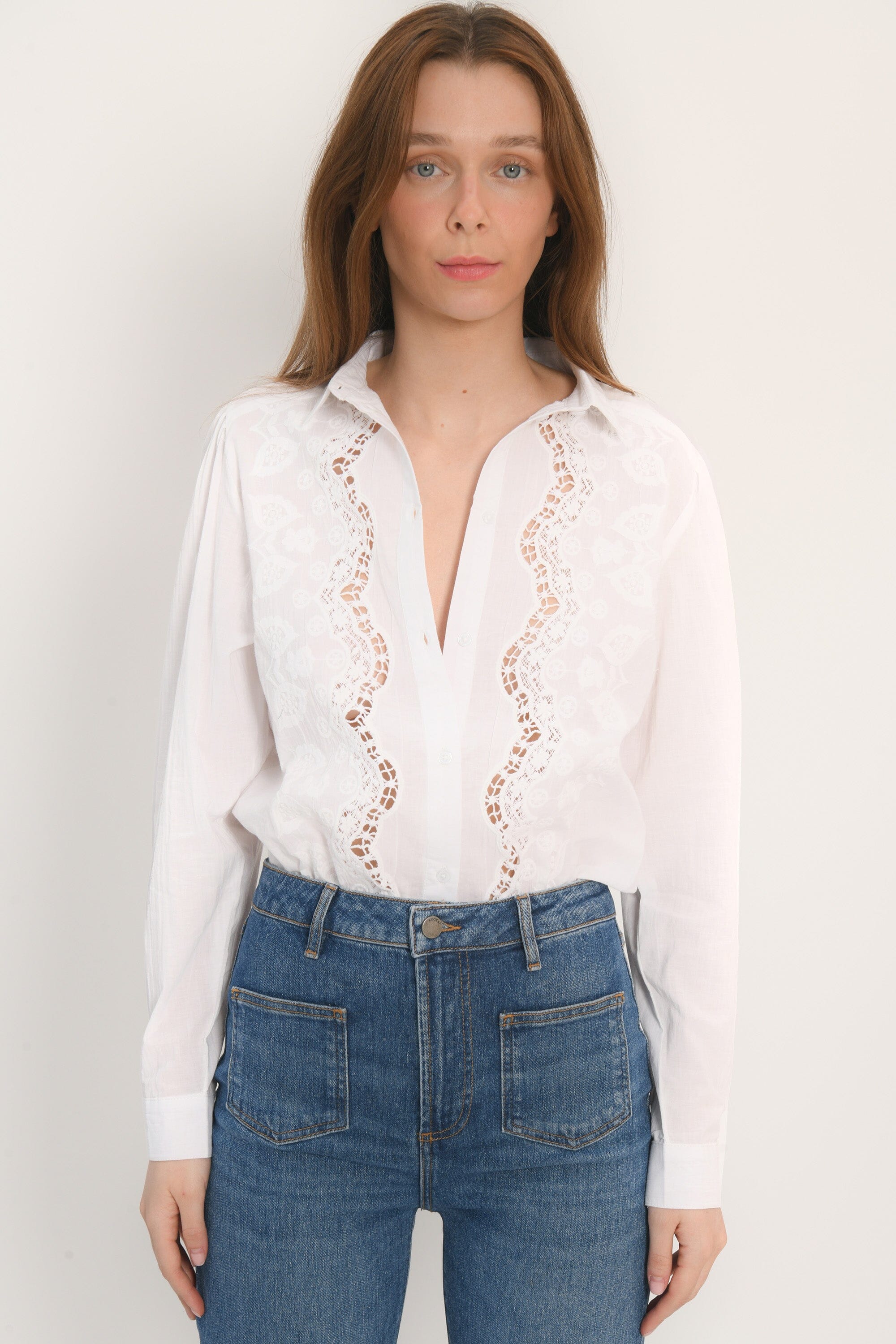 CHEMISIER - AMANDINE - BLANC OPTIQUE - Image 2