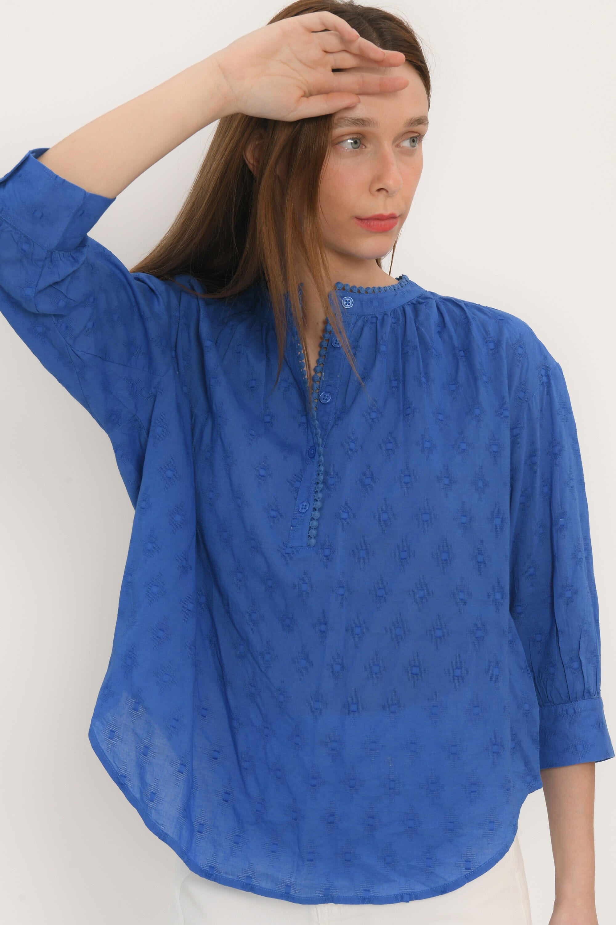 CHEMISIER - ASSAM - COBALT - Image 2