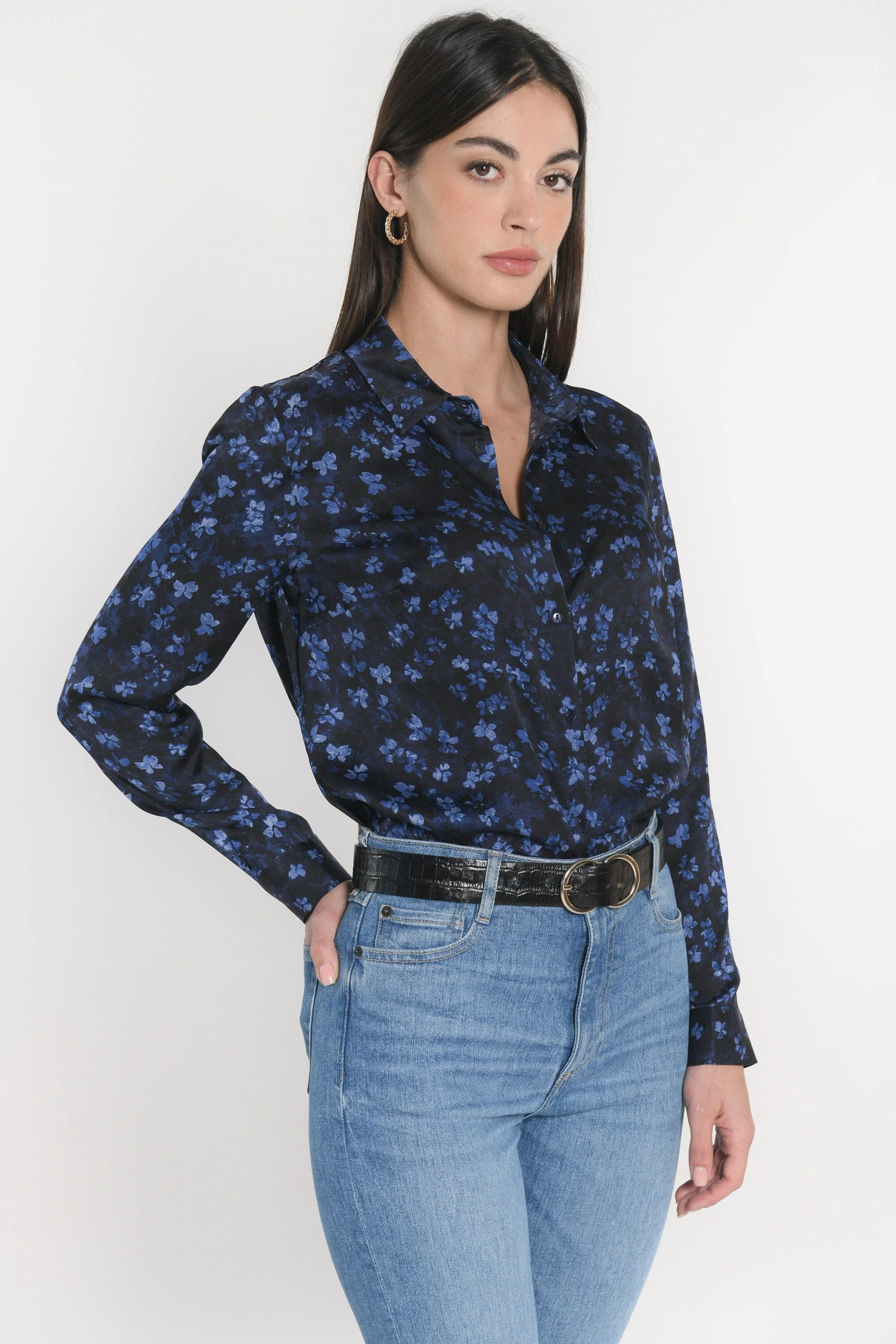 CHEMISIER BLOUSE CAMILLE MARINE - Image 2