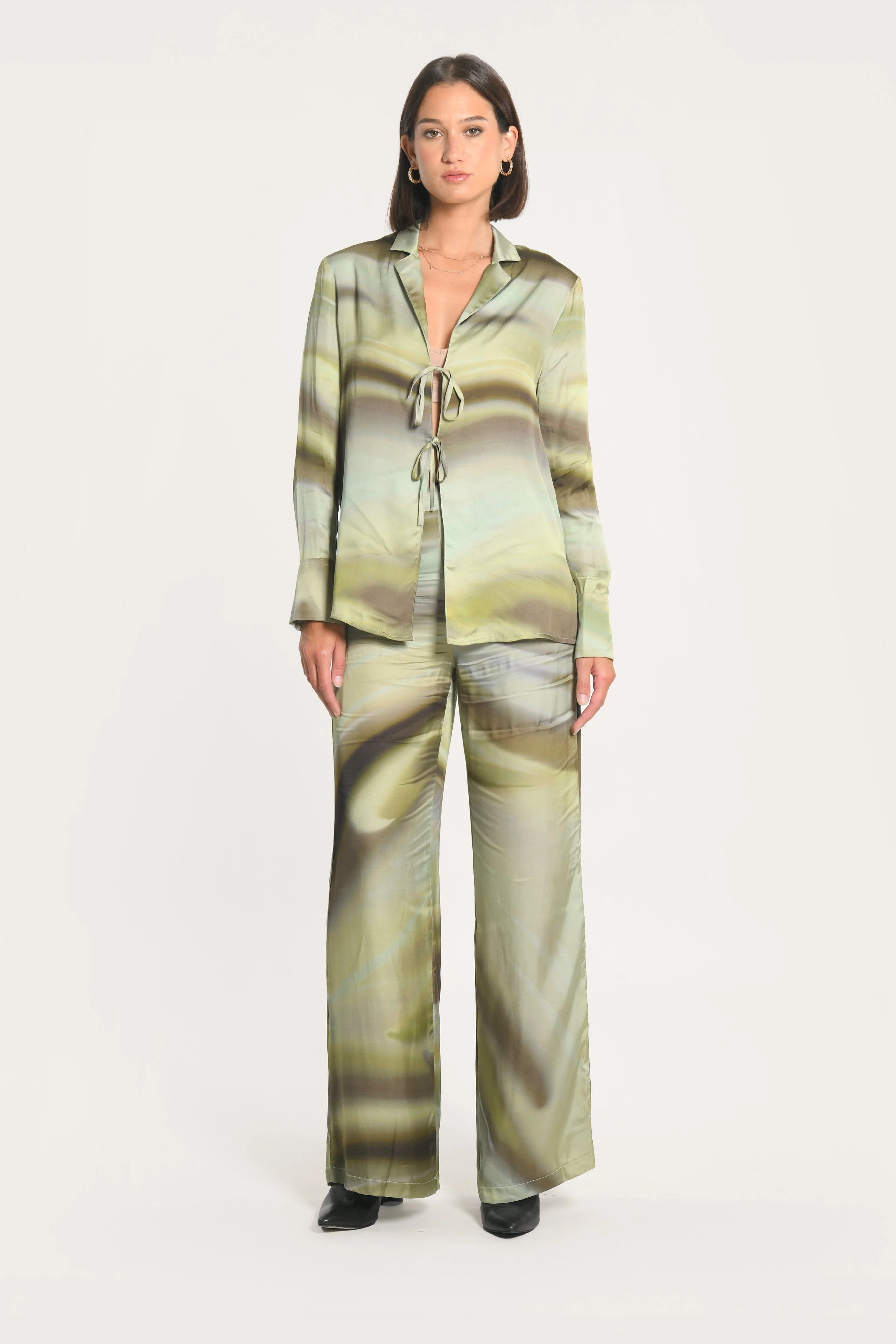CHEMISE NIKITA IMPRIMÉ 70s MULTI KAKI - Image 4