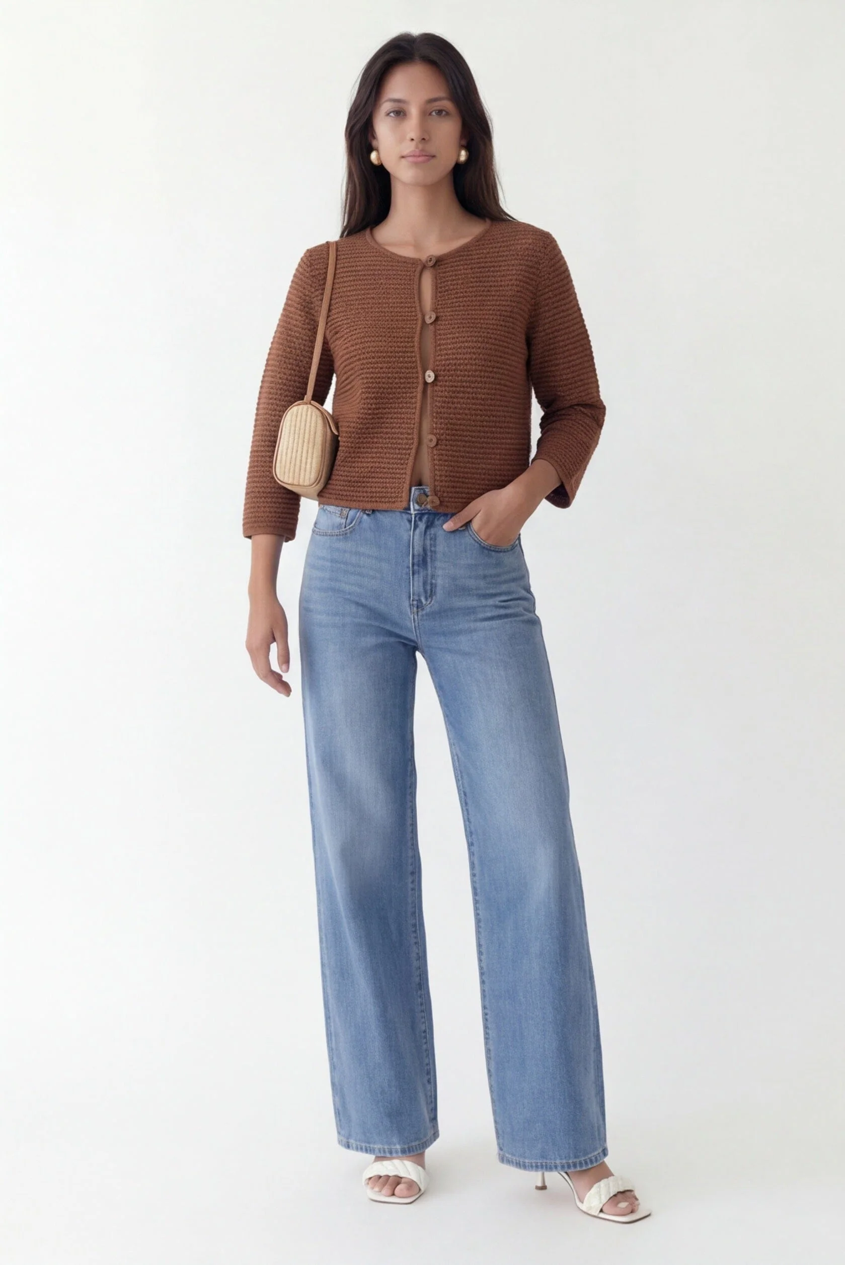 GILET - CARLY - CHOCOLAT