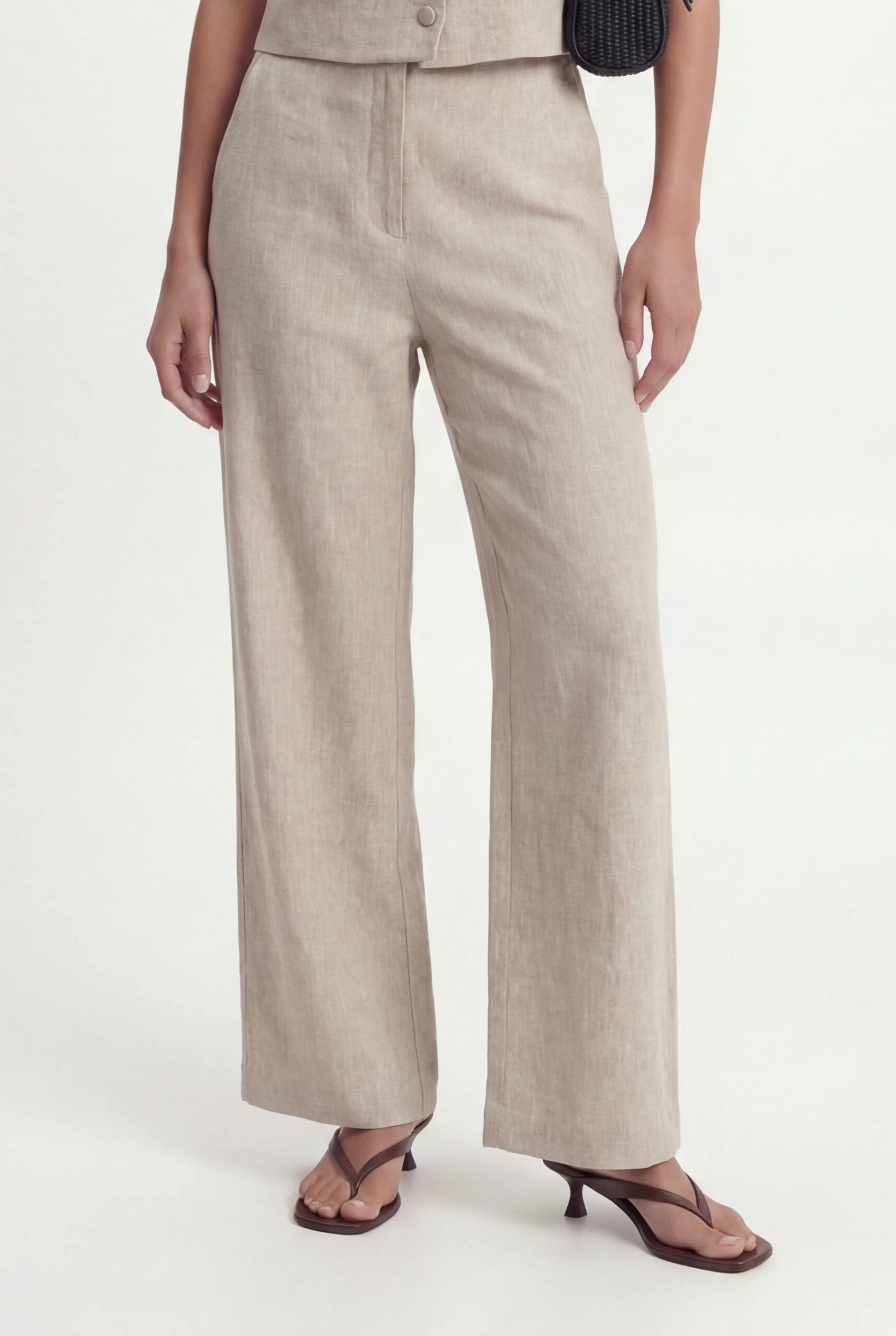 PANTALON LIN - CHELSEA - NATUREL