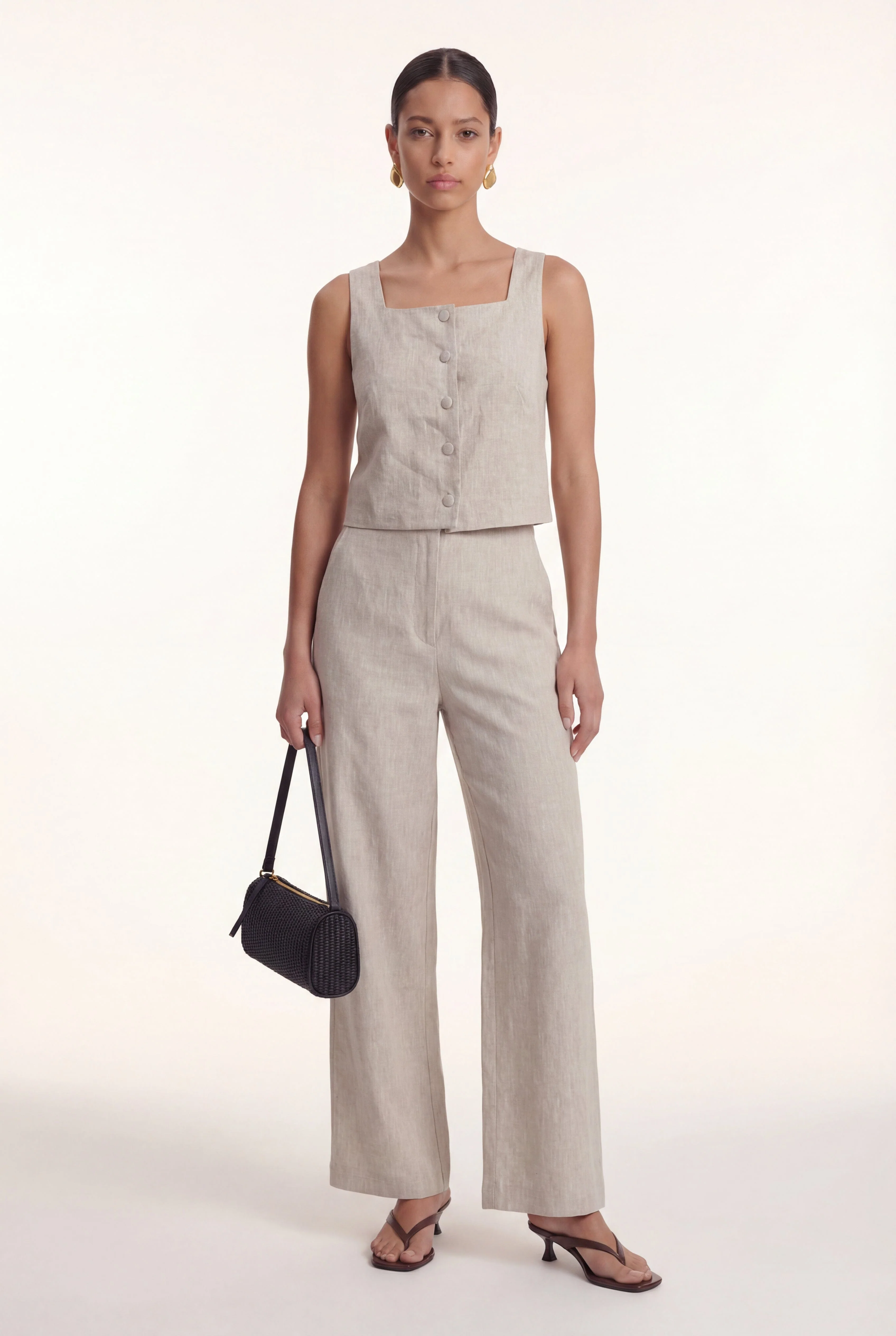 PANTALON LIN - CHELSEA - NATUREL - Image 2