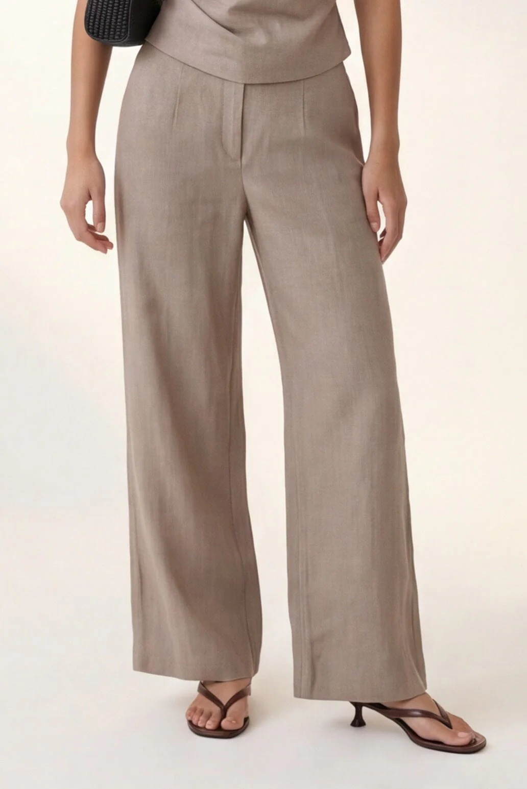 PANTALON LIN - CHELSEA - TAUPE