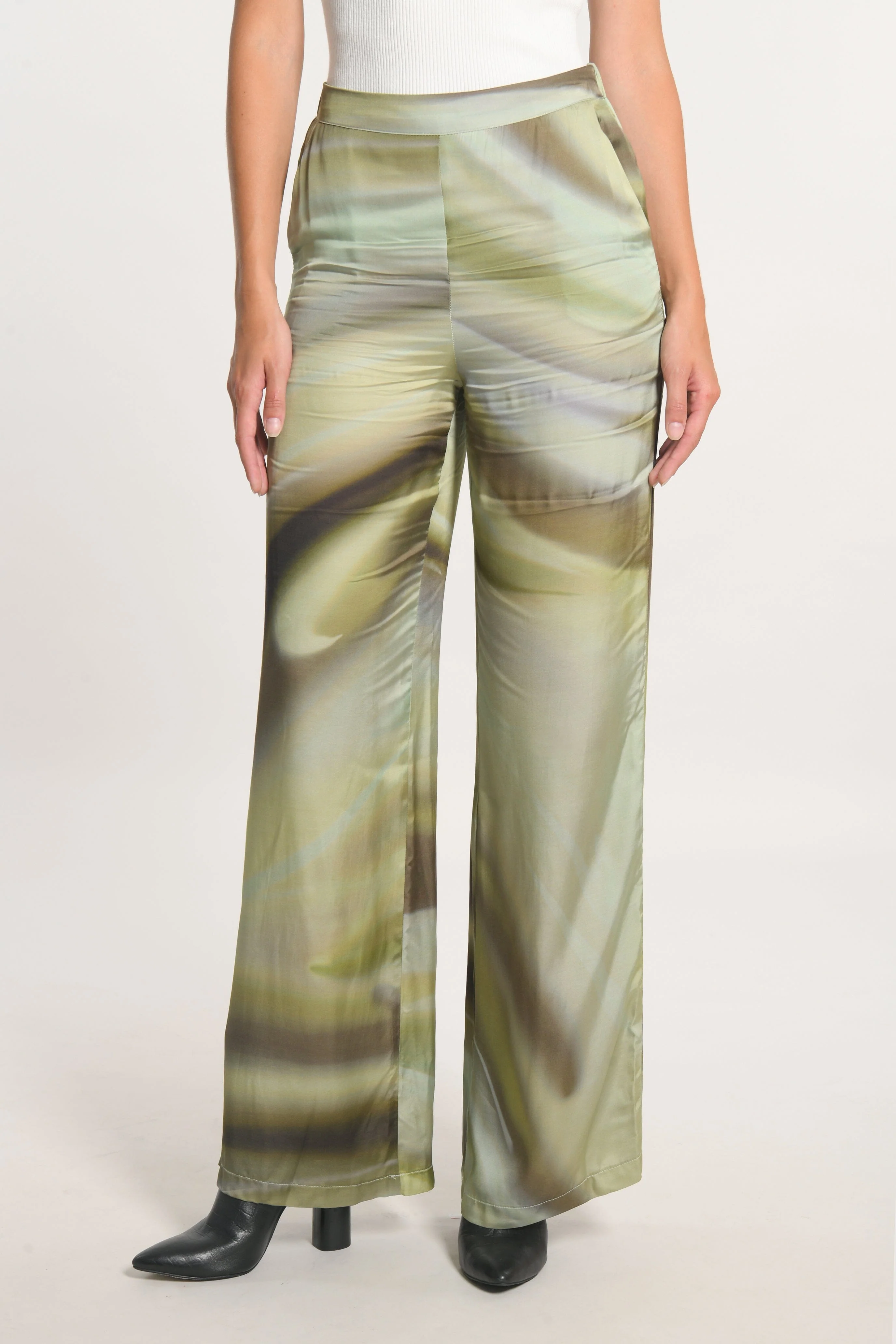 PANTALON NIKITA IMPRIMÉ 70s MULTI KAKI - Image 2