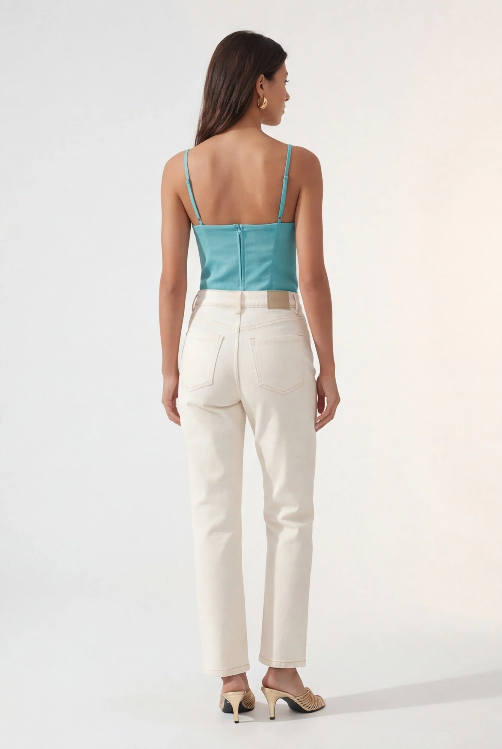 JEAN 7/8EME - CROWNIE - CREME - Image 2