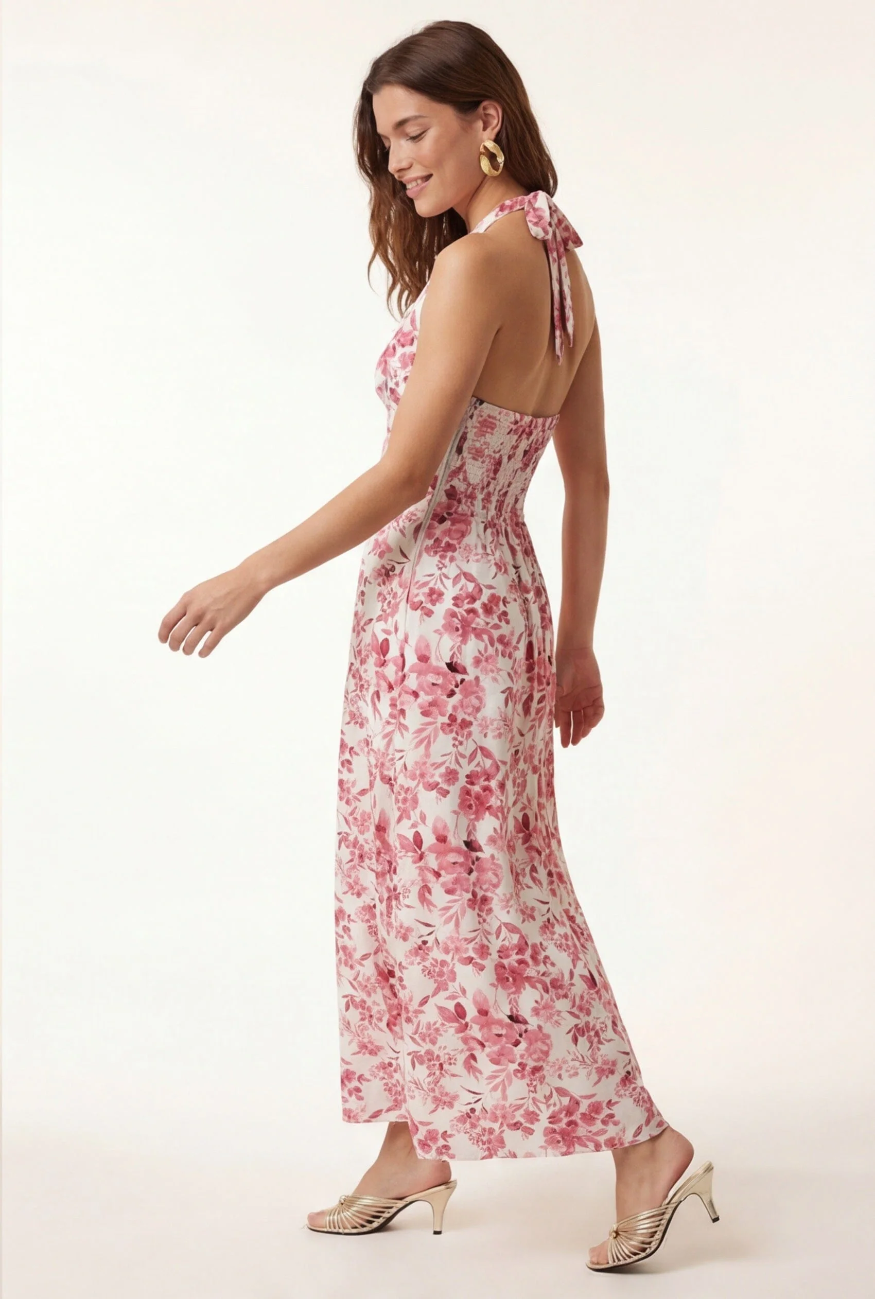 ROBE DOS NUS - CALLISTEE - ROSE - Image 2