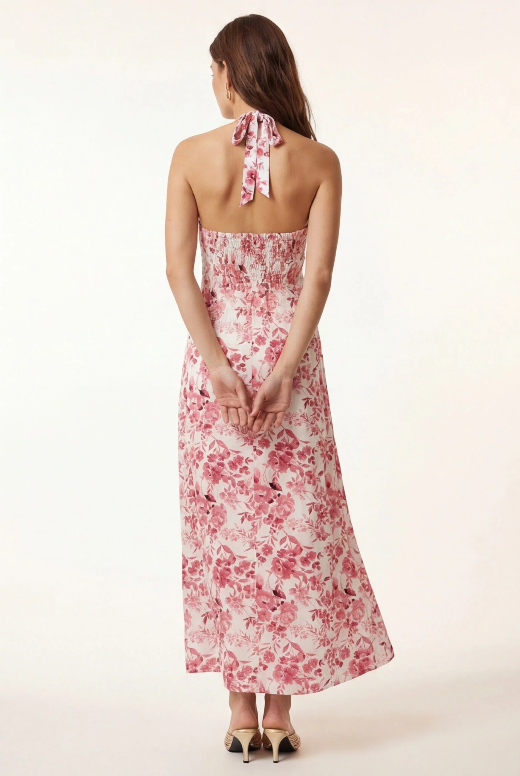 ROBE DOS NUS - CALLISTEE - ROSE - Image 4