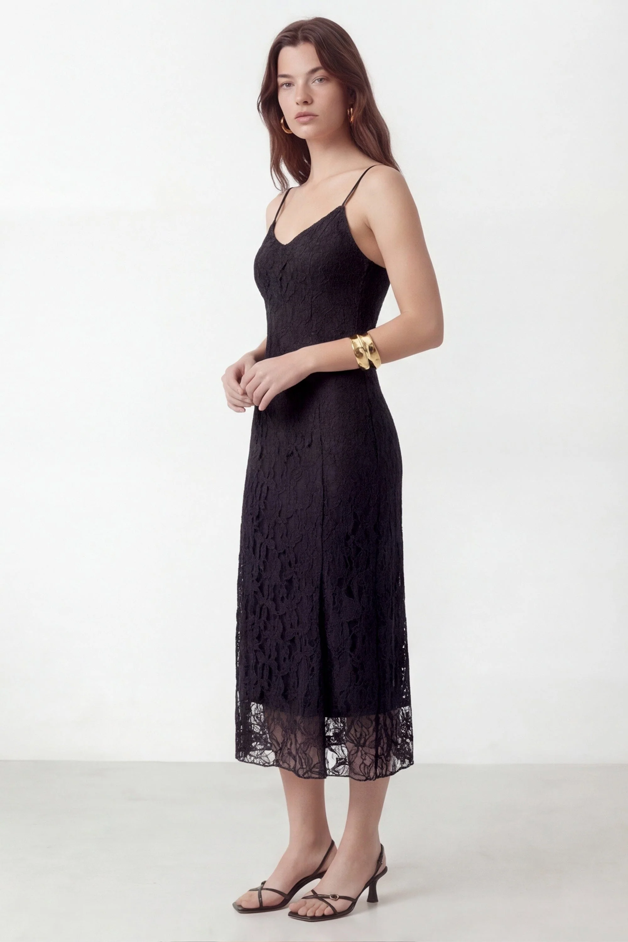 ROBE DENTELLE - CLAIRITY - NOIR - Image 2