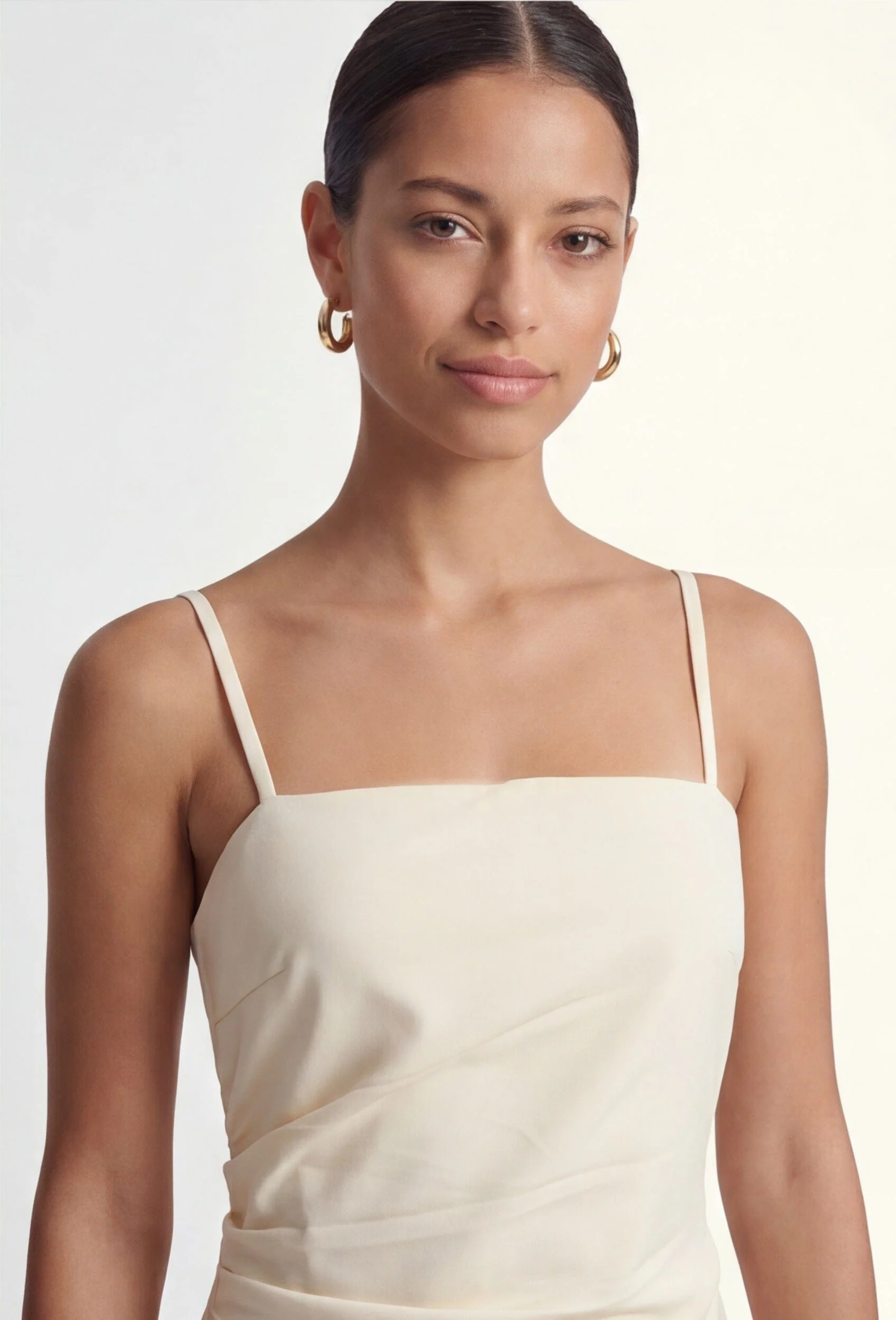 ROBE MIDI - CLARENCE - CREME - Image 3
