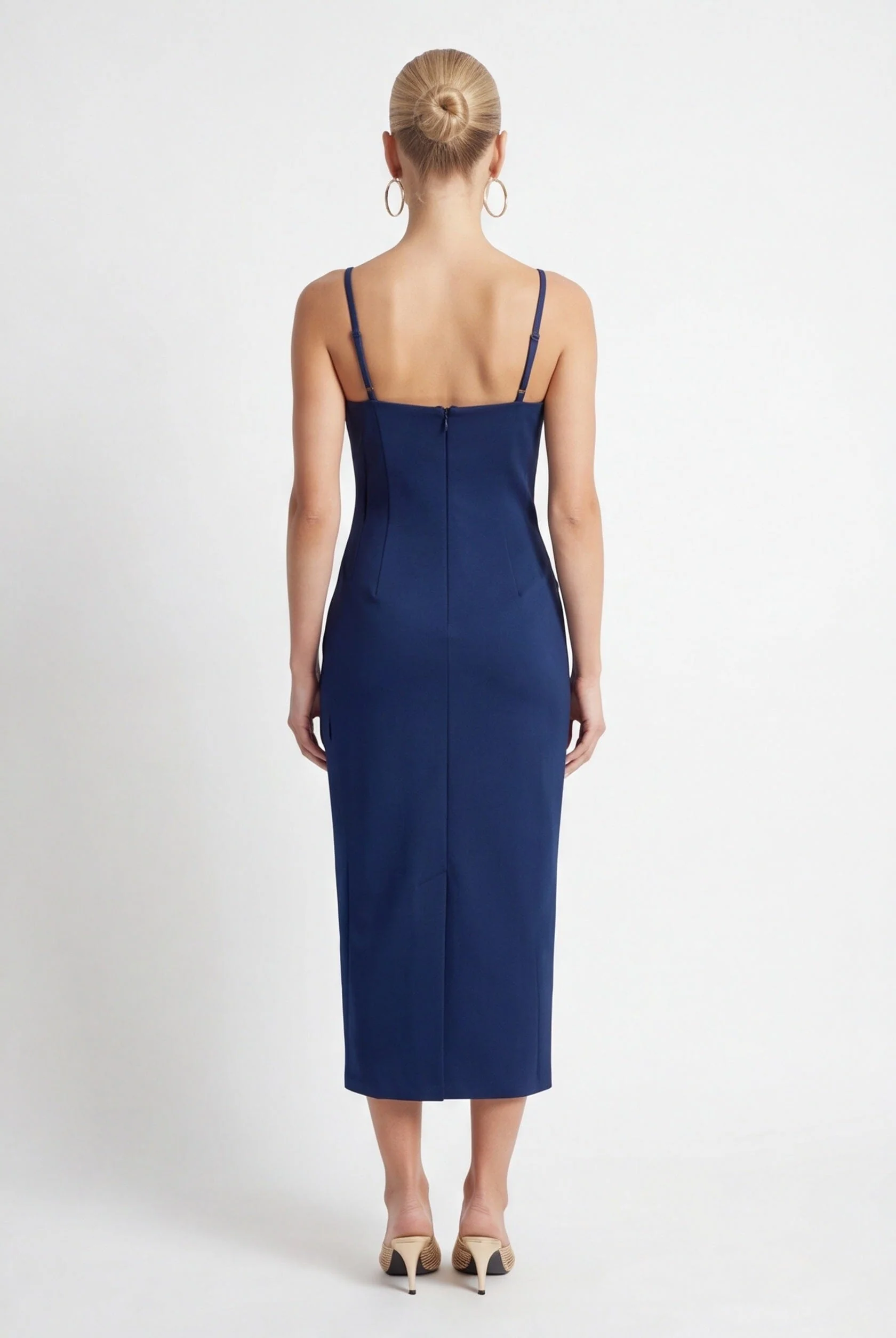 ROBE MIDI - CLARENCE - INDIGO - Image 4