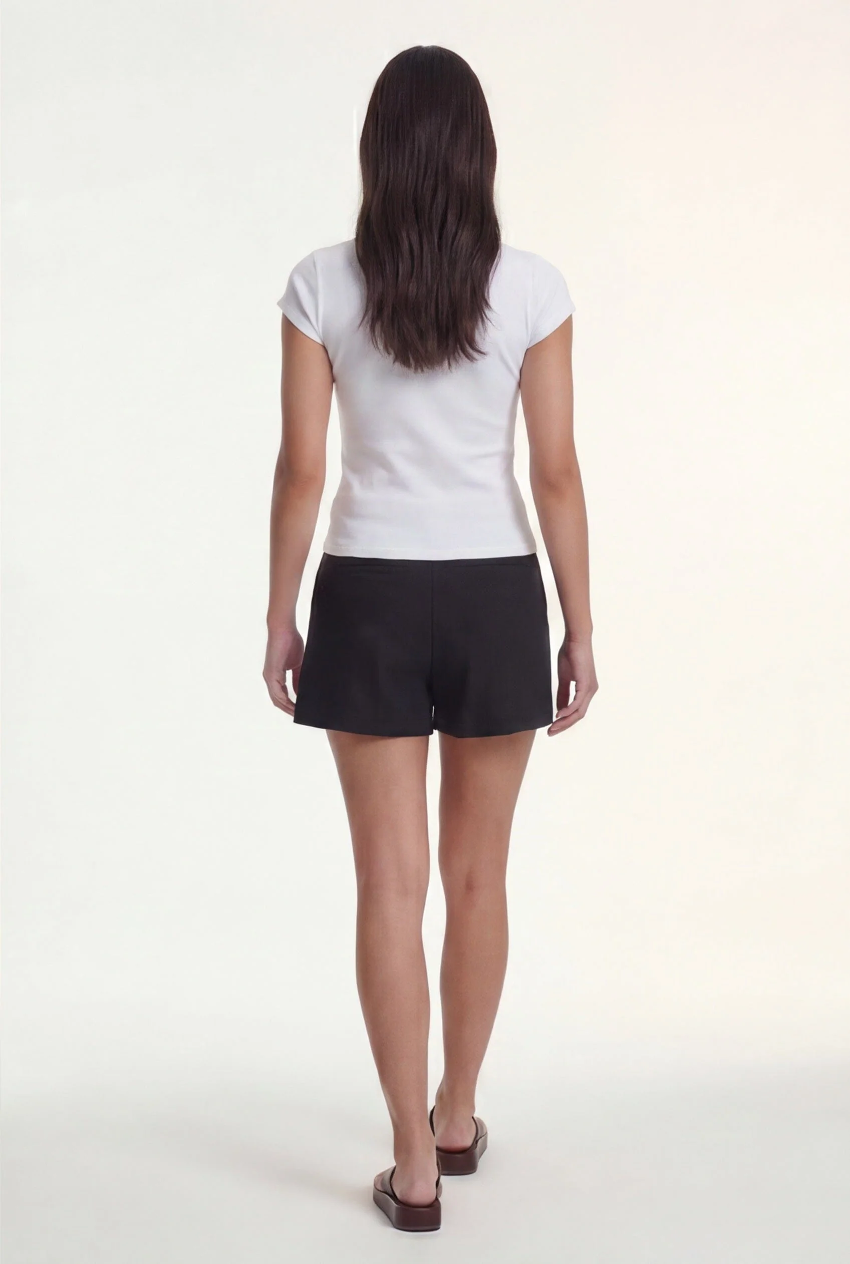 SHORT TAILLE BASSE - CLEO - NOIR - Image 4
