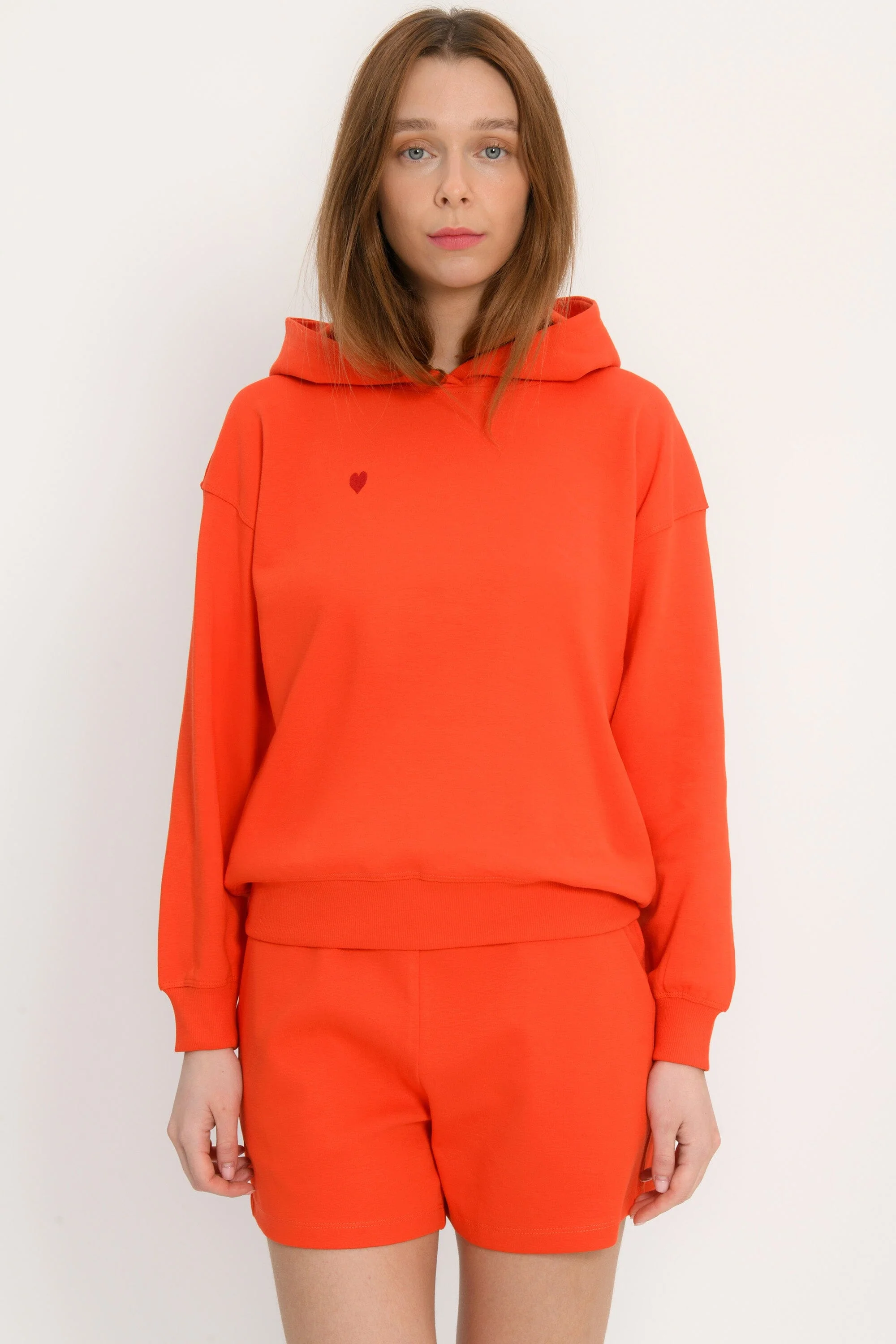 SWEAT A CAPUCHE - ARLO - ORANGE - Image 2