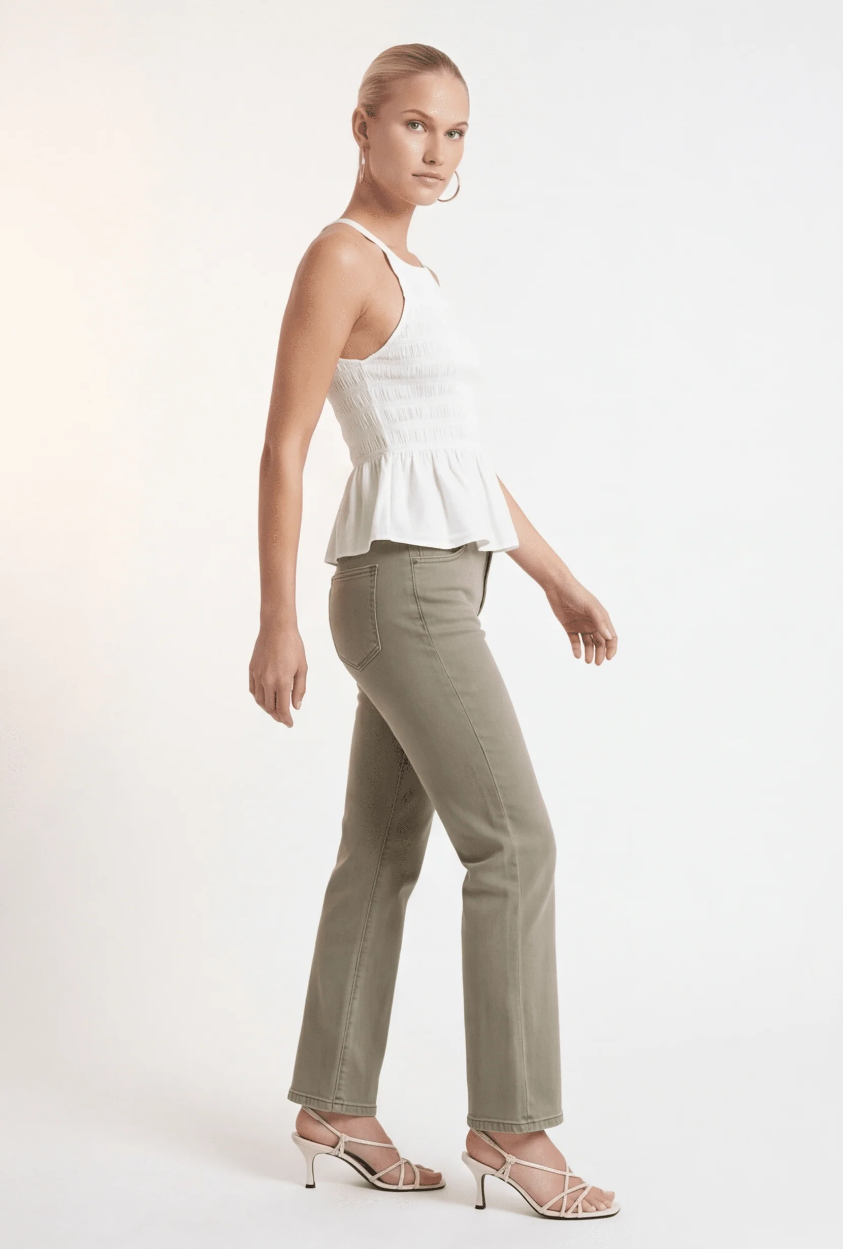 TOP SMOCKE - CANOPE - BLANC - Image 3